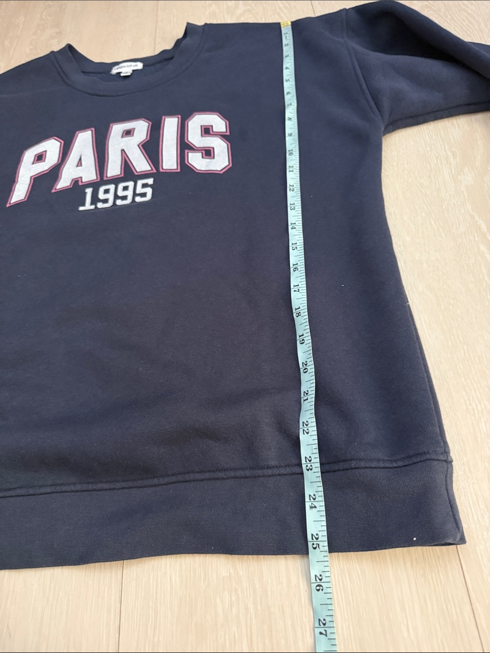 Urban Social Paris 1995 Graphic Crewneck Sweater - Navy - Picture 6 of 8